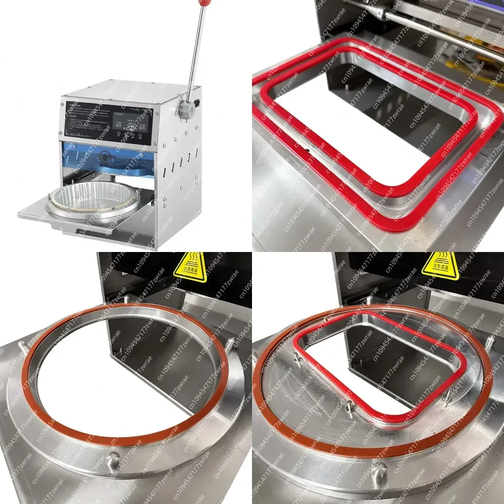 Fast Food Plastic Sealer Tray Packing Machine Cans Film Automatic Electric Heat Sealing Machine Trays Packer