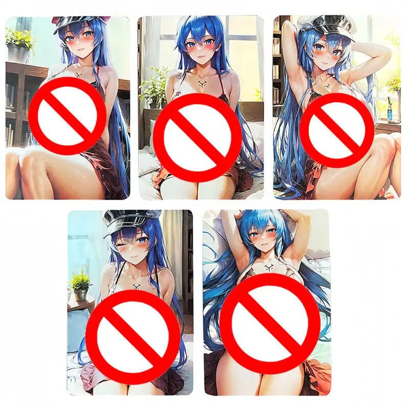 

5 шт./компл. Akame ga Kill!! Esdese DIY самодельная цветная флэш-карта ACG аниме игровая коллекционная карта подарочная игрушка