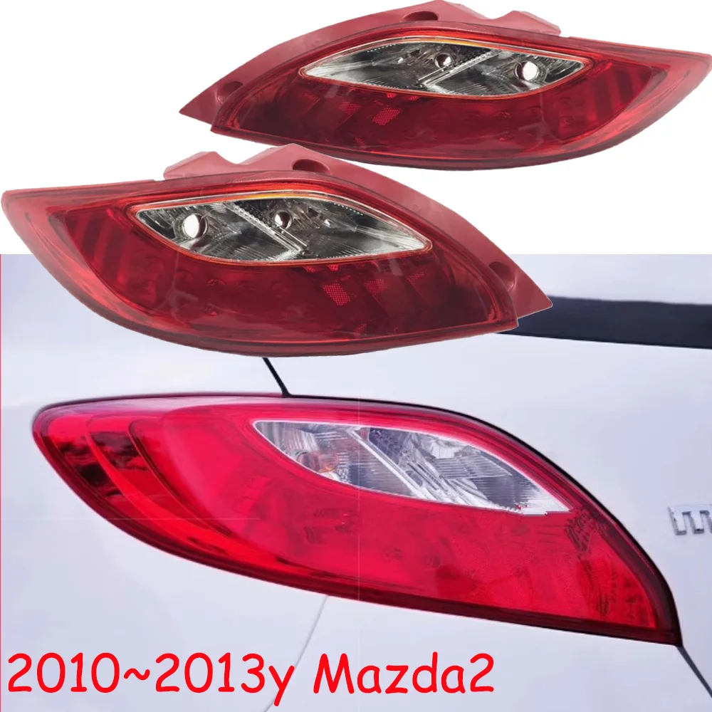 

1pcs Car bupmer tail light for mazda 2 Mazda2 taillight no bulb 2010~2013y car accessories DRL fog for mazda2 rear light