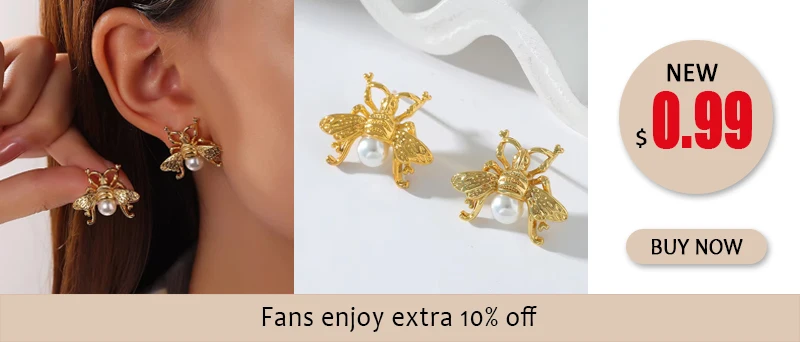 EILIECK Damen Luxus Blumen Kristall Zirkon Hängeohrringe 18K Gold PVD-beschichteter Edelstahl Mode Ohrschmuck Geschenk – Detail 3