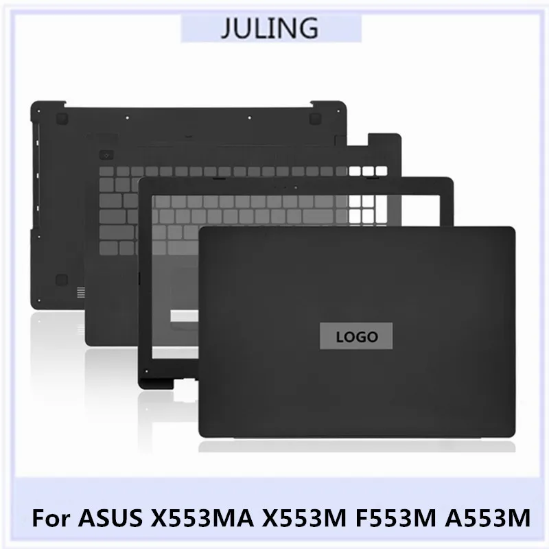 New Original Laptop Top Back Cover/Palmrest Upper Case/Bottom Lower Case For ASUS X553MA X553M F553M A553M