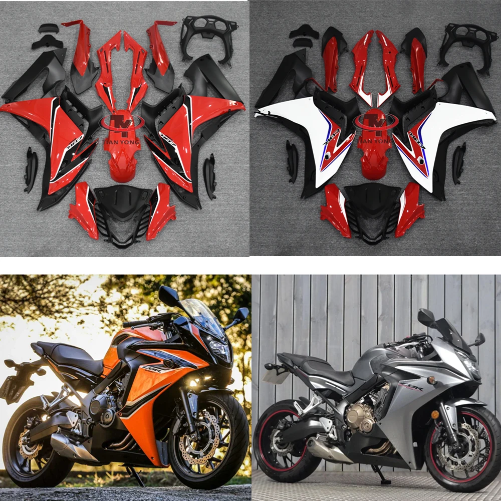 Injection Three styles in red black Motorcycle Full Fairing Kit For CBR650F 2017 2018 2019 CBR650 F Bodywork Cowling