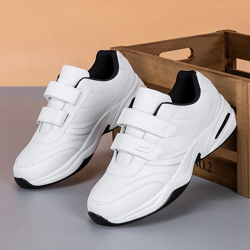 

Брендовая мужская обувь, высококачественная прогулочная обувь, кожаные водонепроницаемые повседневные кроссовки, Нескользящие теннисные туфли, уличные мужские кроссовки