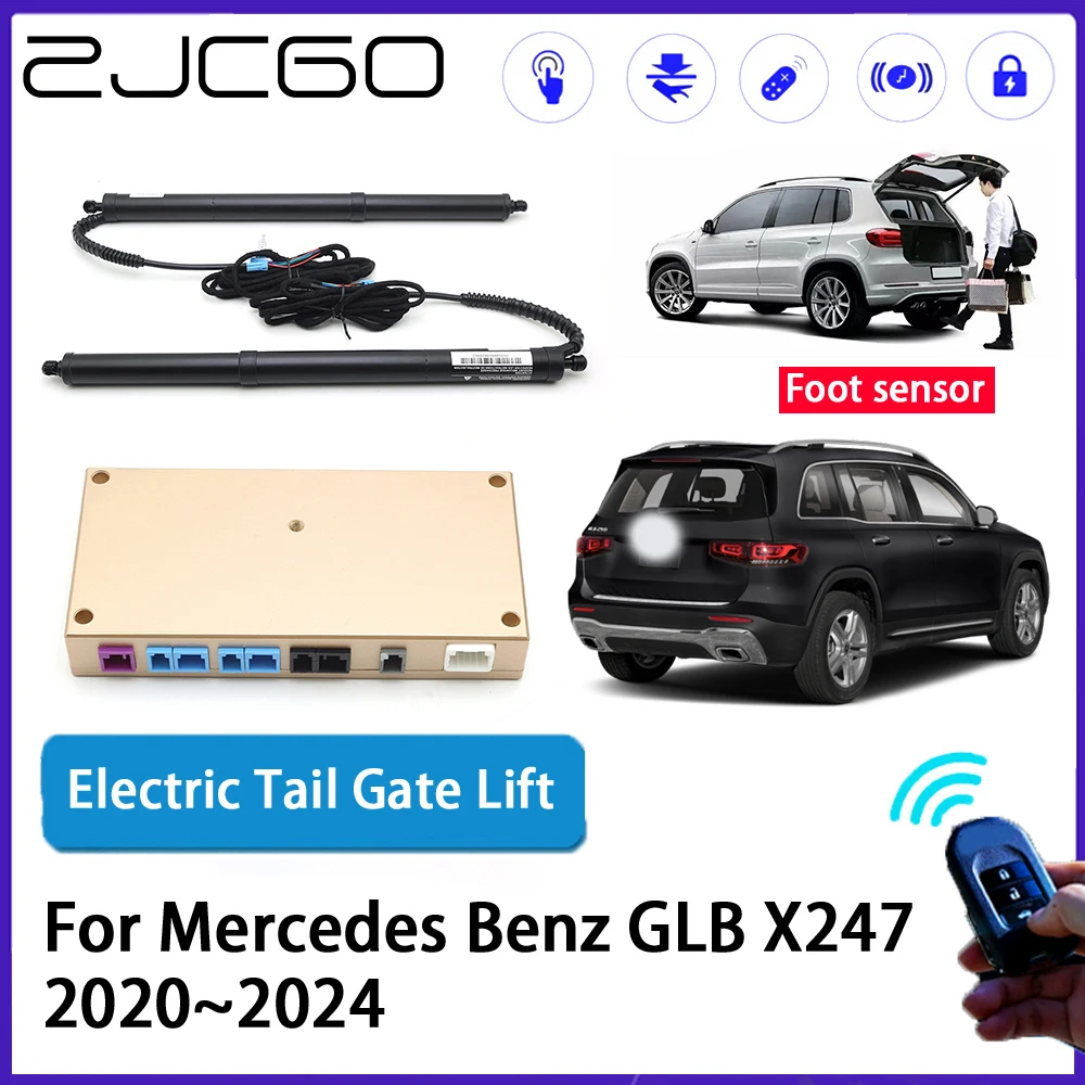 ZJCGO Car Auto Trunk intelligent Electric Tail Gate Lift Automatic Tailgate Opener for Mercedes Benz GLB X247 2020~2024