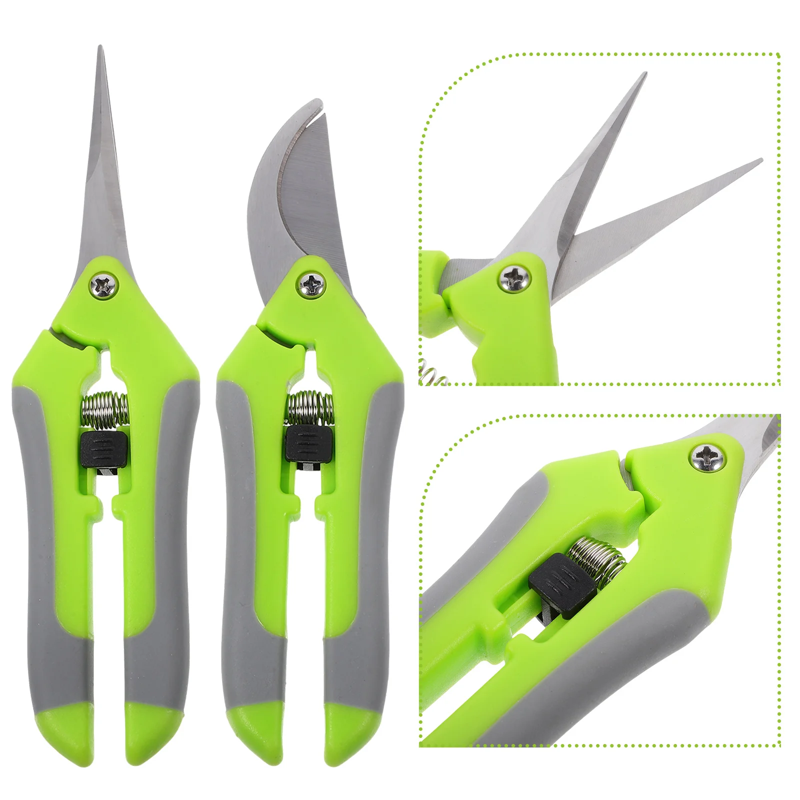 

2pcs Pruning Shears Lightweight Garden Tools Scissors Flower Cutters for Stems Fruits Vegetables Trimmers Gardening Hand Tools