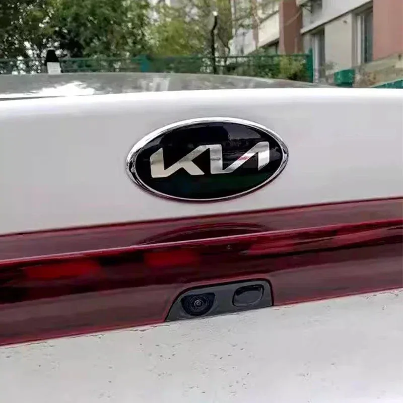 Car Front Hood Emblem Rear Trunk Badge Sticker For KIA EV6 Sorento Niro Stinger Ceed Carnival K5 K9 Soul Carens VQ Cadenza Sport view 6