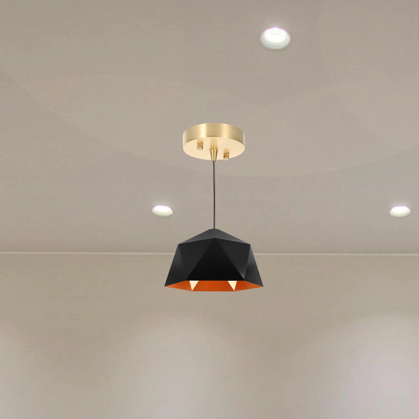 

Copper Surface Pendant Canopy Vintage Mounting Bracket For Living Room Bedroom Cafe Ceiling Light Cover Plate Replacement