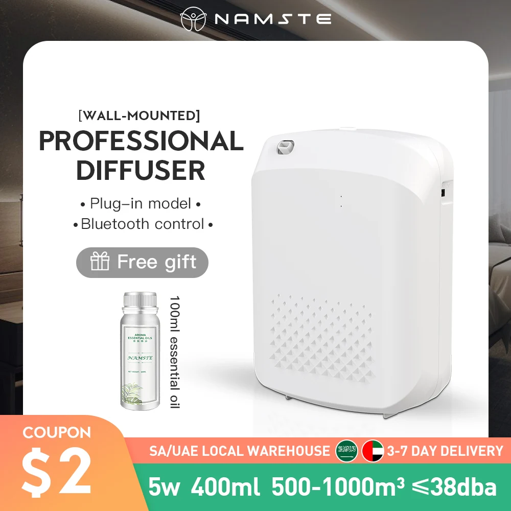 NMASTE Covering 1000m³  Bluetooth Control Smart Electric Aroma Diffuser Hotels Fragrance Diffuser Home Air Freshener