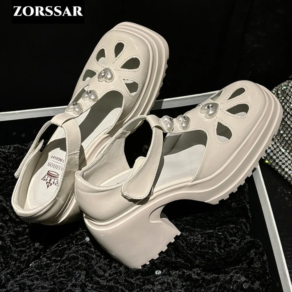 Womens Close Toe High Heels Sandals 2024 Summer Chunky Platform Gladiator Sandals Woman Ankle Straps Vacation Casual Beach Shoes