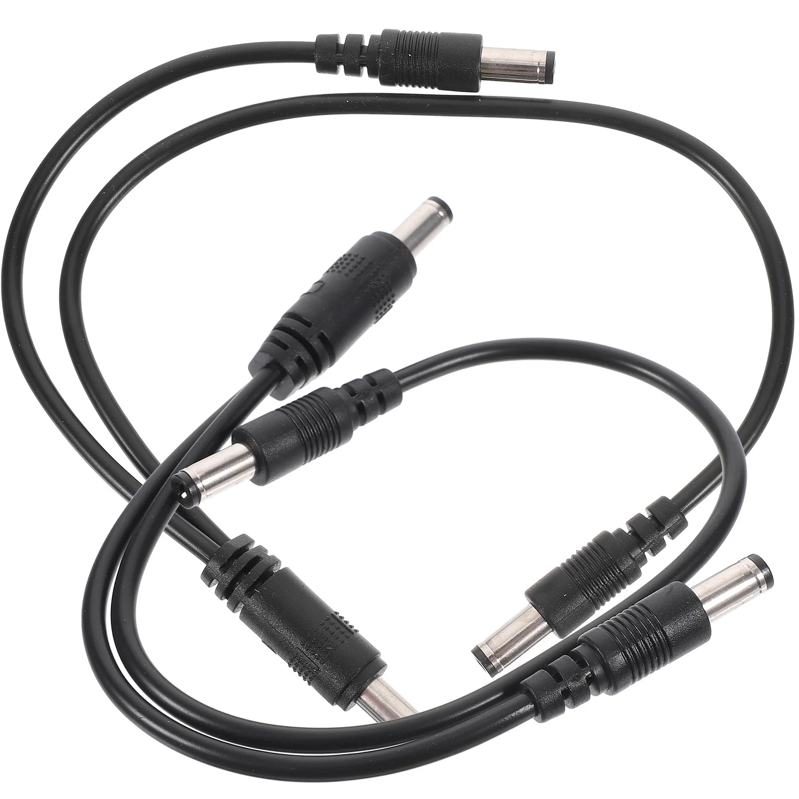 

2Pcs PVC Effector Voltage Booster Line Durable Musical Instrument Voltage Boost Cable Accessory for Bass Guitar Keyboard