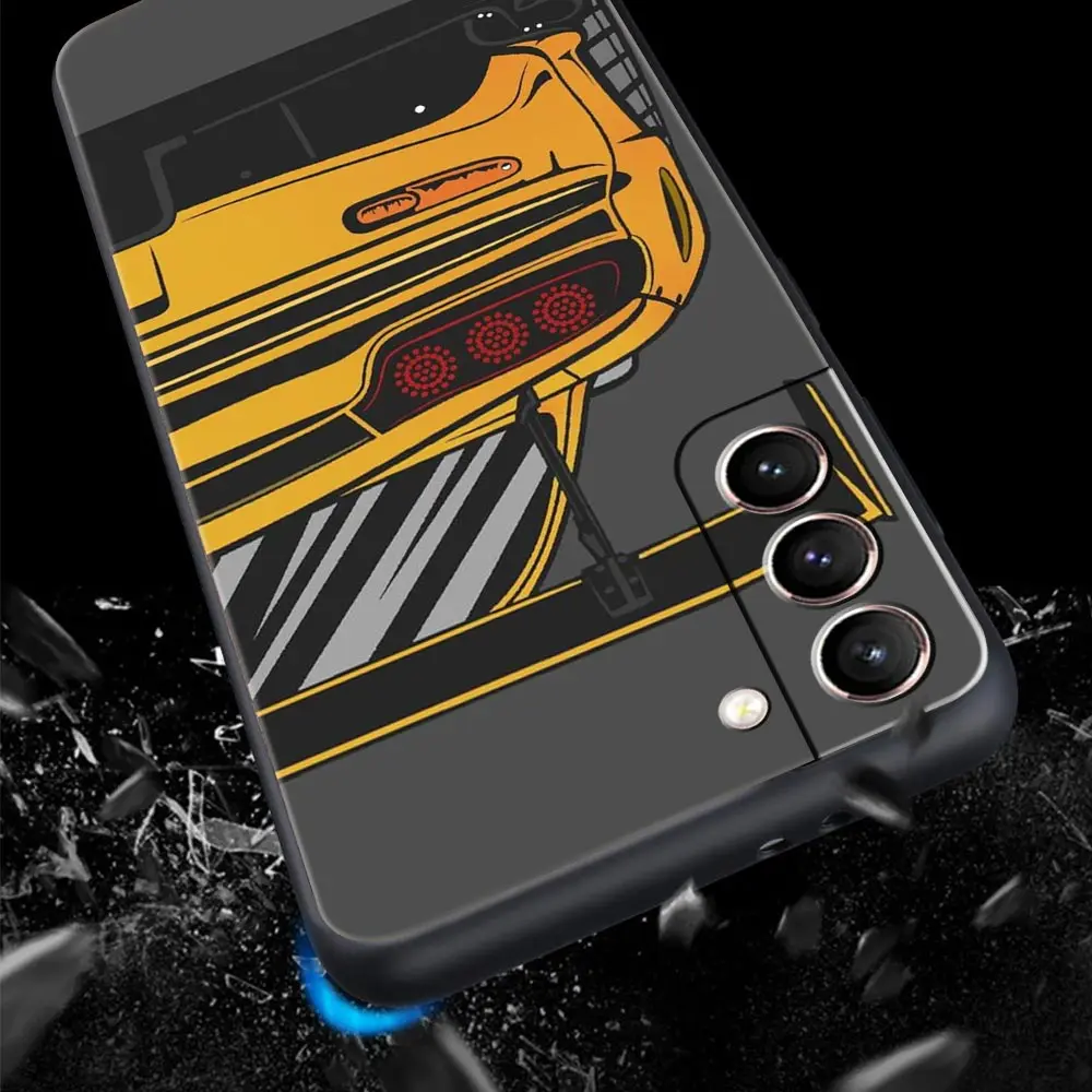 Custodia per telefono per auto sportiva JDM giapponese per Samsung Galaxy S22 S21 S20 FE Ultra 5G S10 S10E S9 S8 Plus nota 10 20 paraurti in Silicone