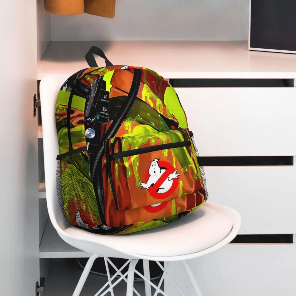 

Студенческий рюкзак «Охотники за привидениями», школьная сумка, походный дорожный рюкзак для мужчин и женщин, модная сумка для книг, сумки на плечо