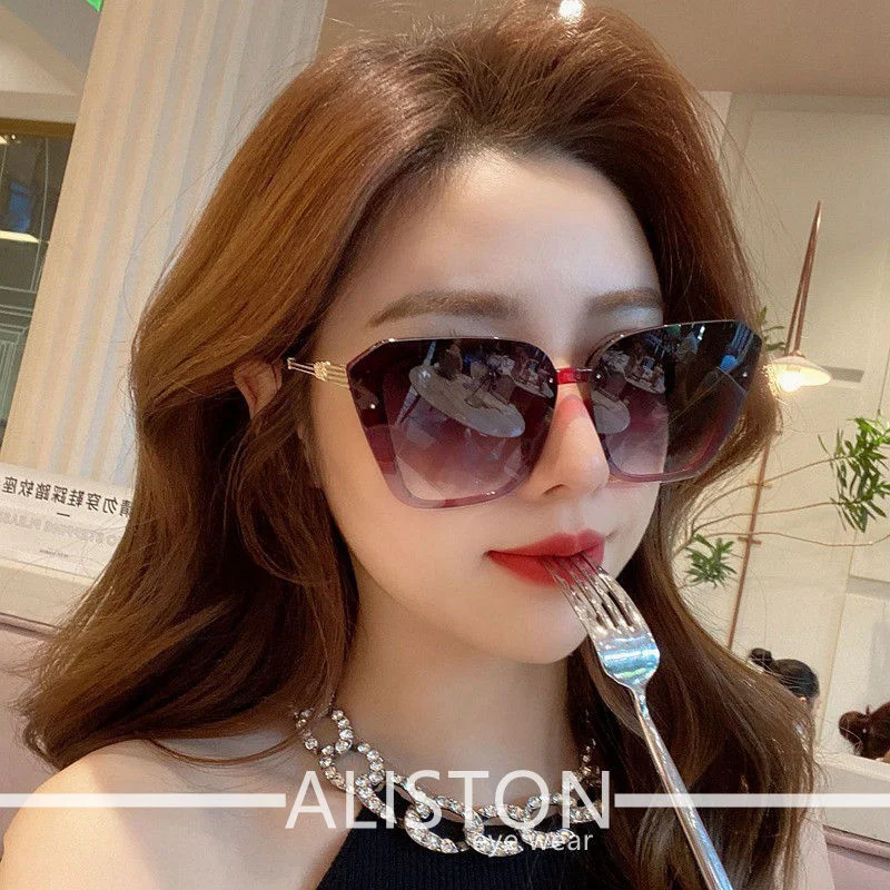 New sunglasses, online celebrity INS Tiktok, same style, sun shading, driving, female square, Korean fashion, classic