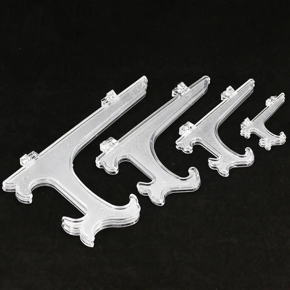 Arts Transparent Home Plastic Picture Display Photo Frame Case Holders