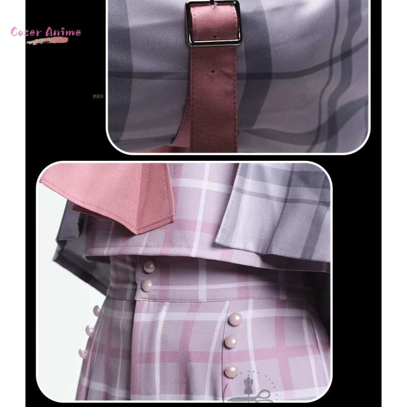 لعبة NIJISANJI Kanae Kuzuha أزياء تنكرية موحدة لحفلة الهالوين للنساء والرجال كرنفال الدعامة