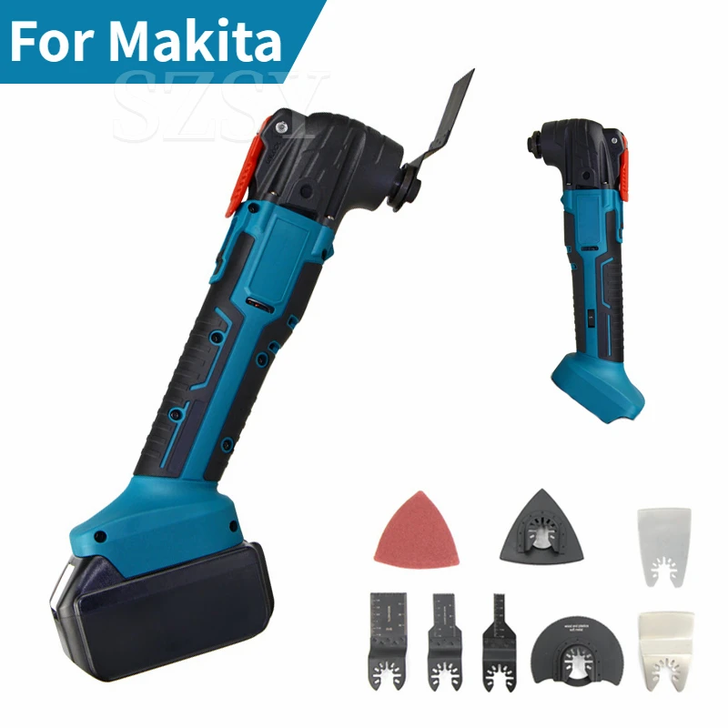 Cordless Oscillating Multi Tool Trimmer Cordless Electric Saw Electric Shovel Cutting Trimming Machine For Makita 18V Battery