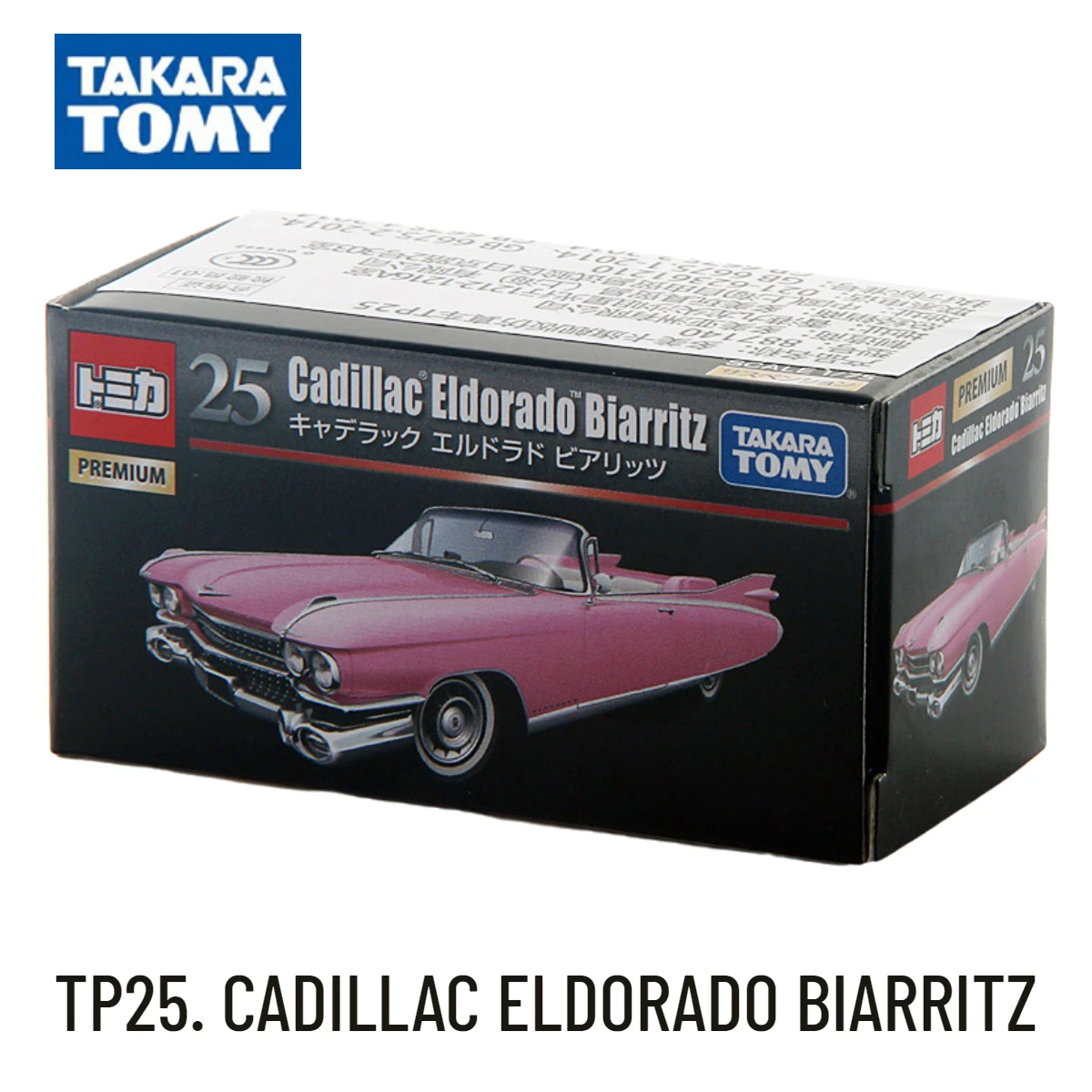 Takara Tomy Tomica Premium TP25. CADILLAC ELDORADO BIARRITZ Scale Car Model Replica Miniature Vehicle Collection Boy Toy