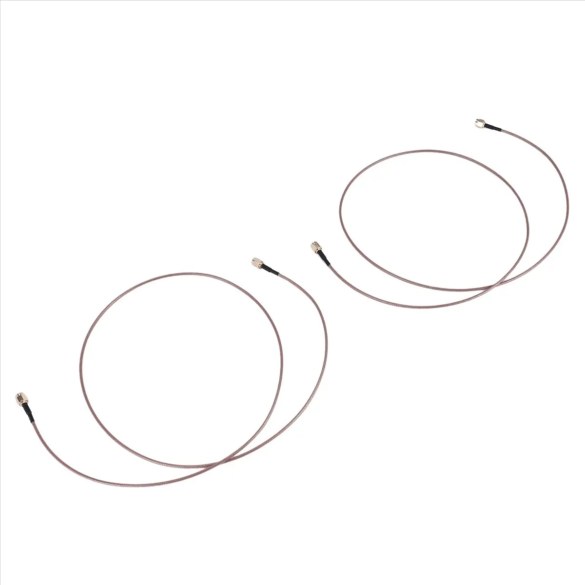 Super Sale 2Pcs RG316 Wire Jumper SMA Male to SMA Male WiFi Antenna Extension RF Coaxial Coax Cable Adapter Jumper(100cm)