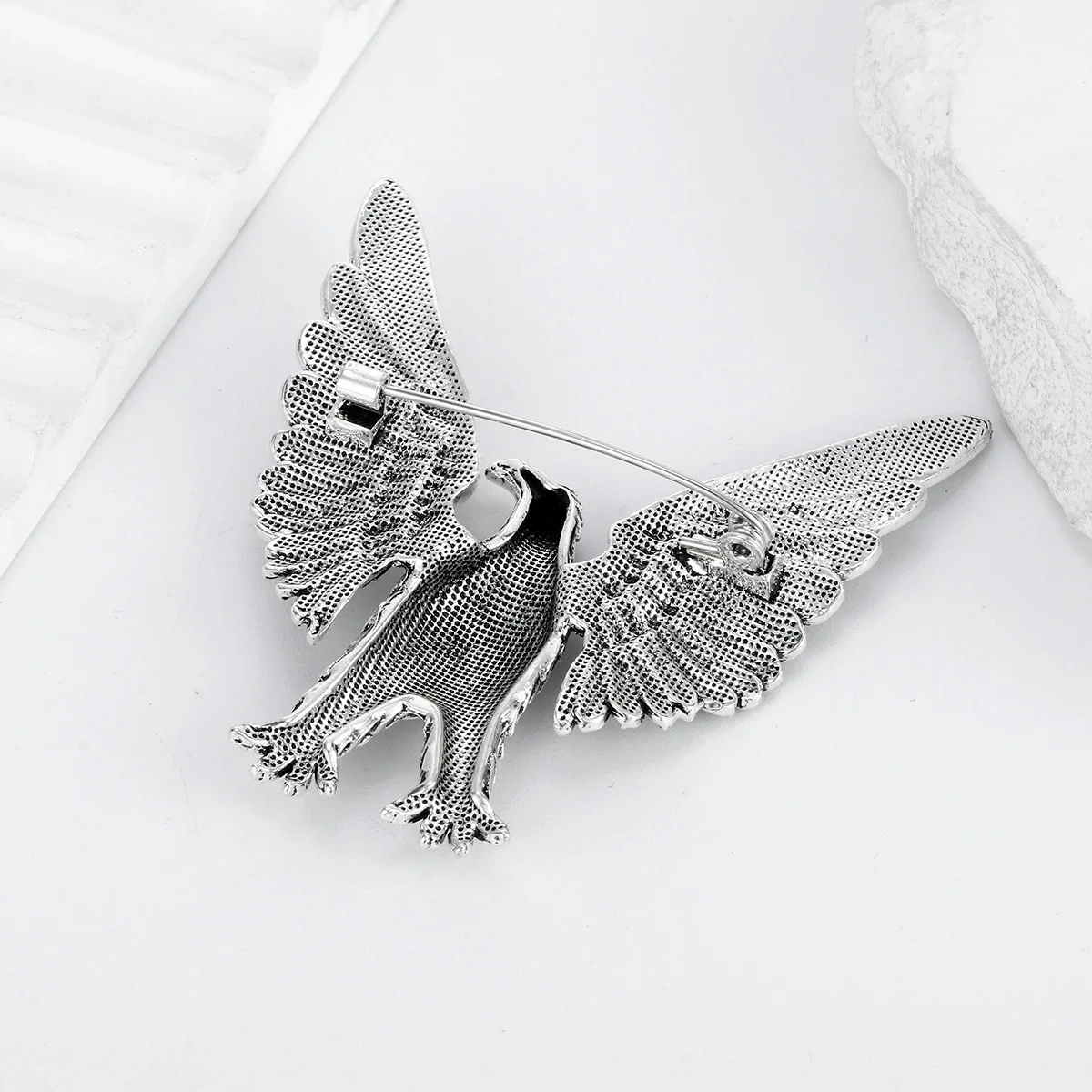 ラインストーンイーグルピン女性用ユニセックス光沢のあるガラス - Women'S Eagles Accessories のレビューと価格