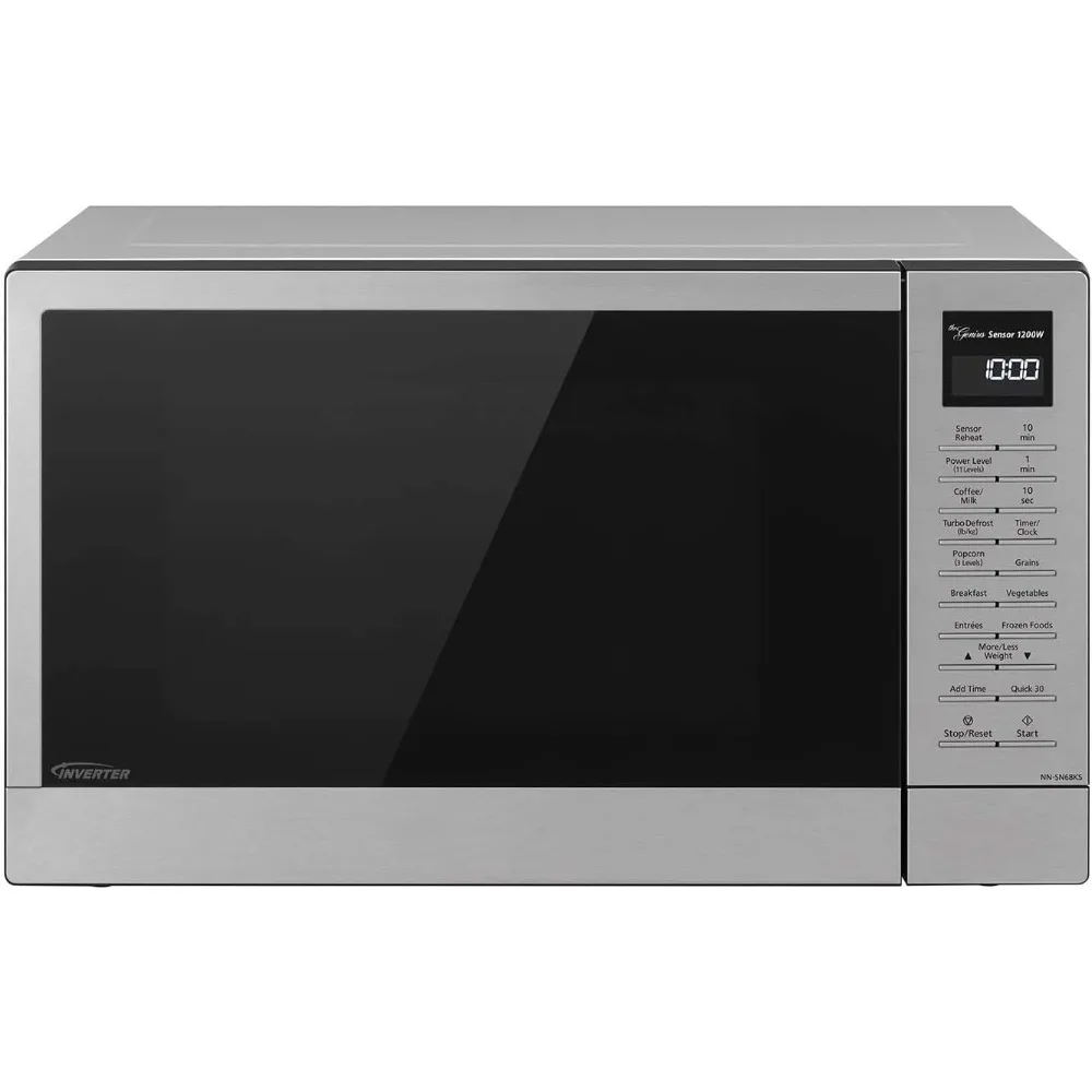 Microwave Oven, Compact with 1200W Power, Sensor Cooking, Popcorn Button, Quick 30Sec & Turbo Defrost, 1.2 Cu.ft,Microwave Oven