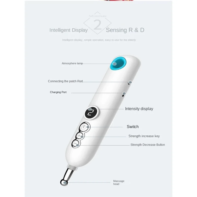 Energy Meridian Pen Household electronic acupuncture instrument automatically finds acupoints