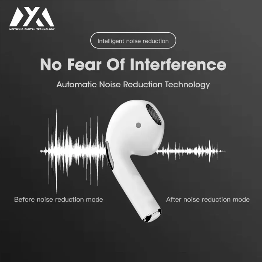 Air Pro4 Wireless Headphones - Over-Ear Headphones for Dual Ear Canal, Long Battery Life, Suitable for Running, Low-End Bass, Sp image 5