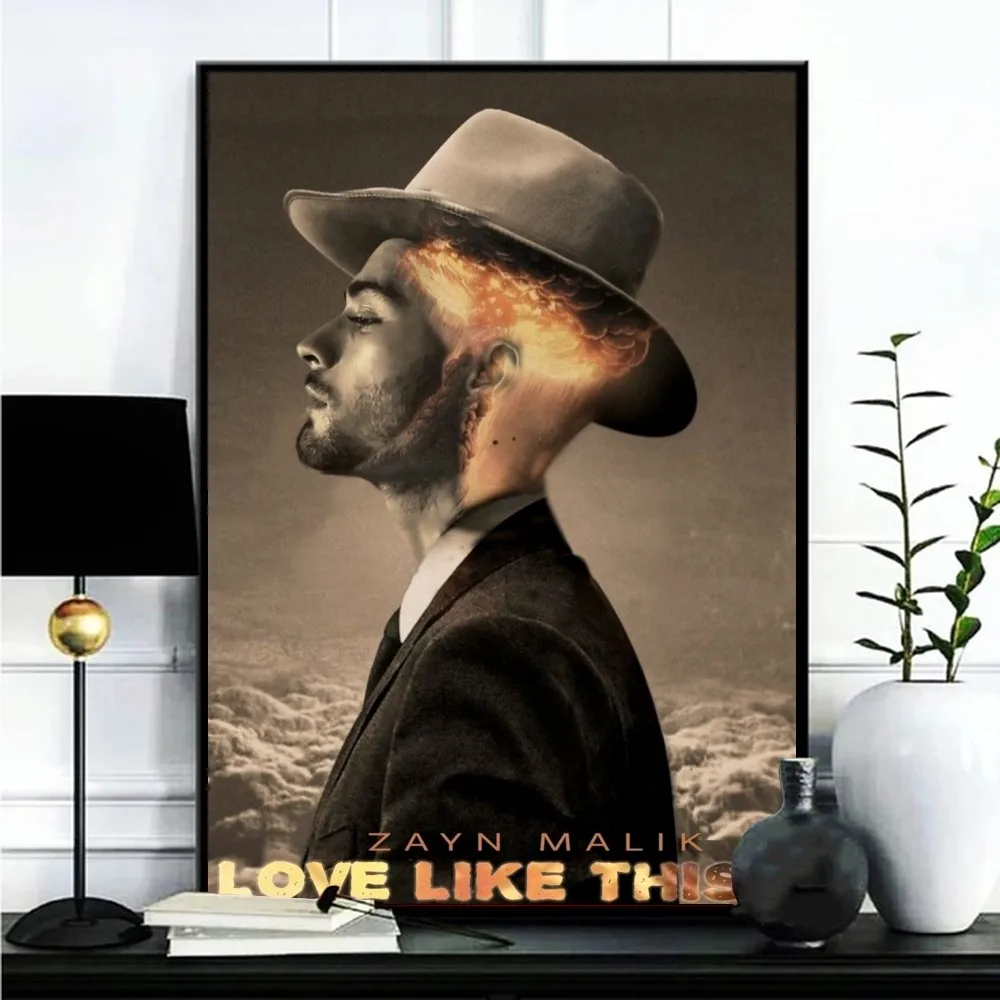 Zayn Malik Love Like This Poster Gallery Prints Self Adhesive  Home Decor Decoration Wall Decals Living Room Sticker