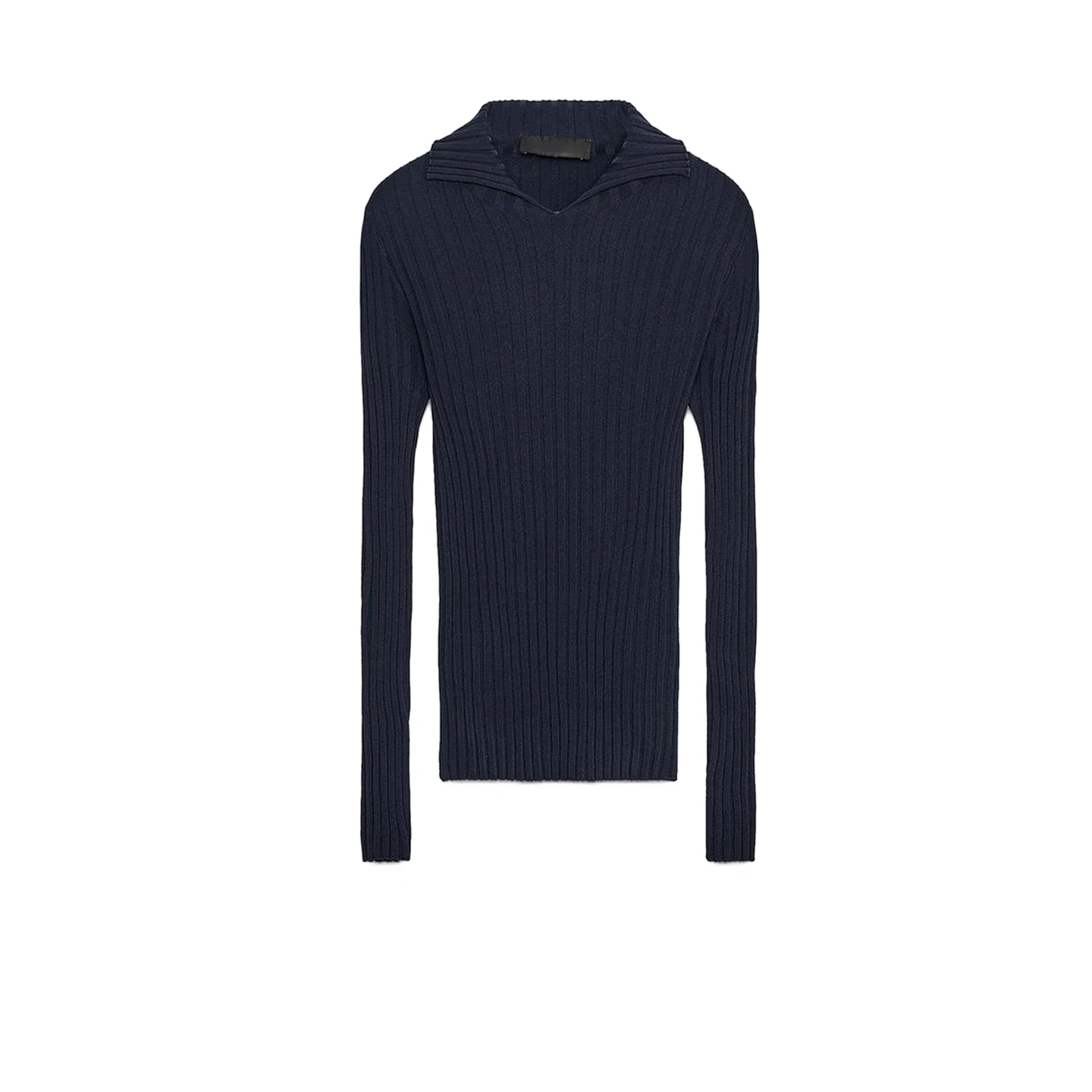 Inverno novo feminino fino ajuste longo sve malha irt ne topo francês sle fibra de poliéster meninas comprimento regular