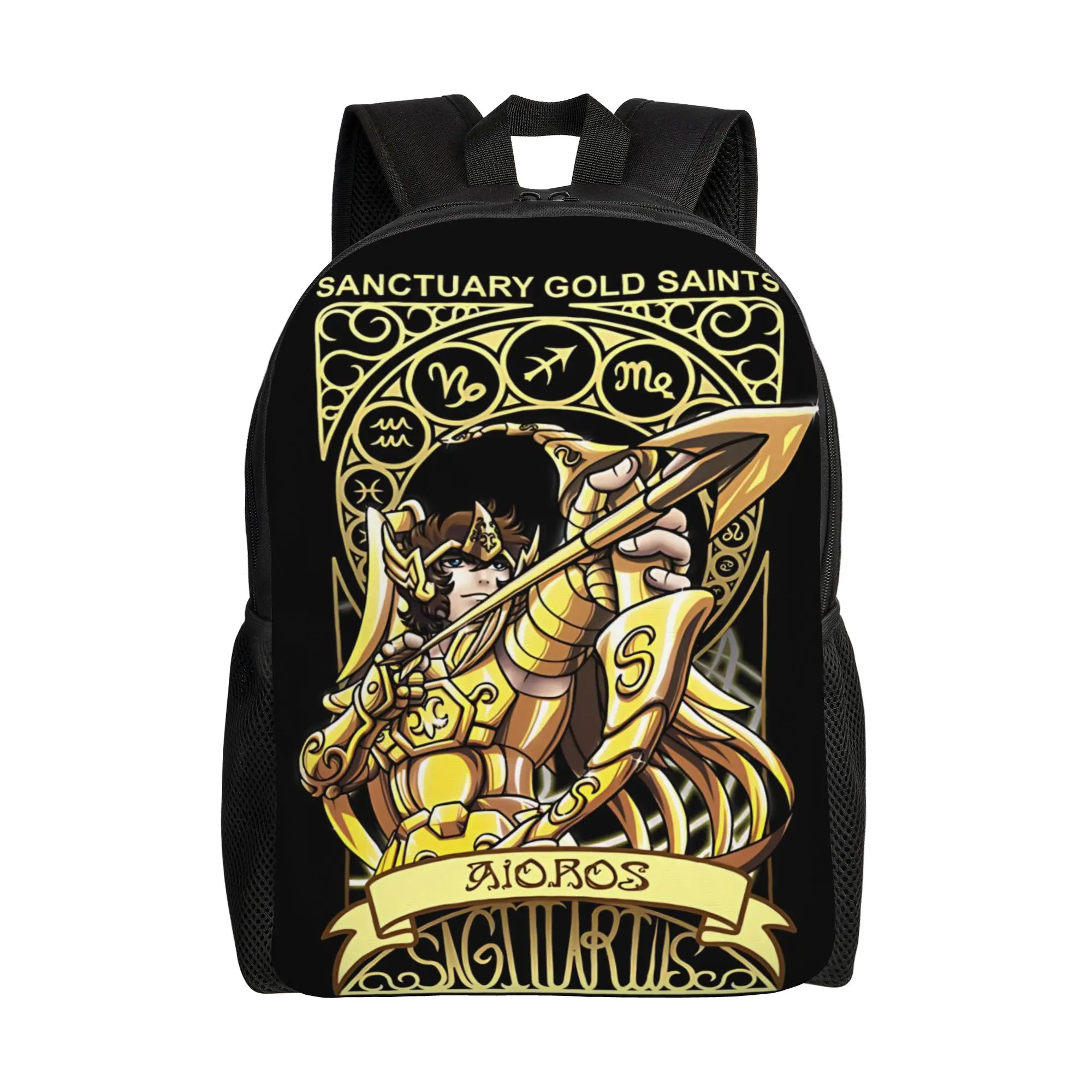 

Bandai Saint Seiya backpack ita bag mochila Adjustable Strap Campus Large Capacity Rucksack