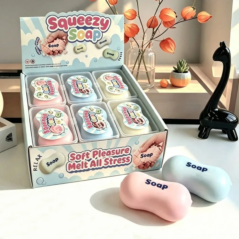 Gift Soap Wax Cracking Squeeze Crispy Feel Handmade Craft Crunchy Sound Ball Crackable Texture Soft Gel Fidget Relaxation Tool