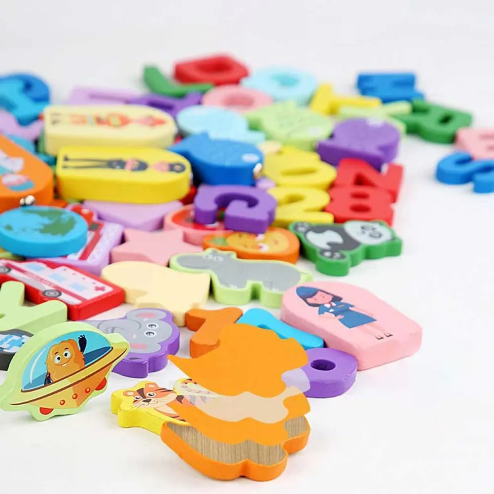 

1Set Early Education Wooden Puzzle Colorful Creative Intelligence Development Kids Jigsaw Educational Plaything Parent-Child