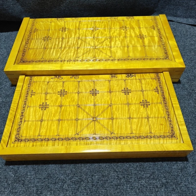 

Silk nanmu Chinese chess mahogany household high-end solid wood large folding chessboard set for adults to send to the elderly