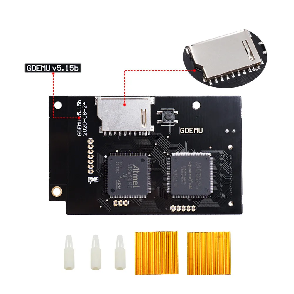 

Ultima Version V5.15B Gdemu Optical Drive Simulation Board Module With Heat Sink SD Card Games For SEGA Dreamcast DC Console