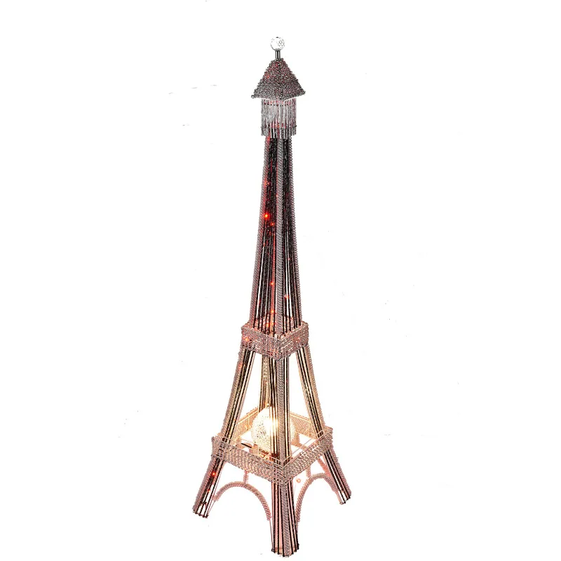 Eiffel Tower high-end creative study floor lamp, simple European art atmosphere decorative lamp atmospheric live stream