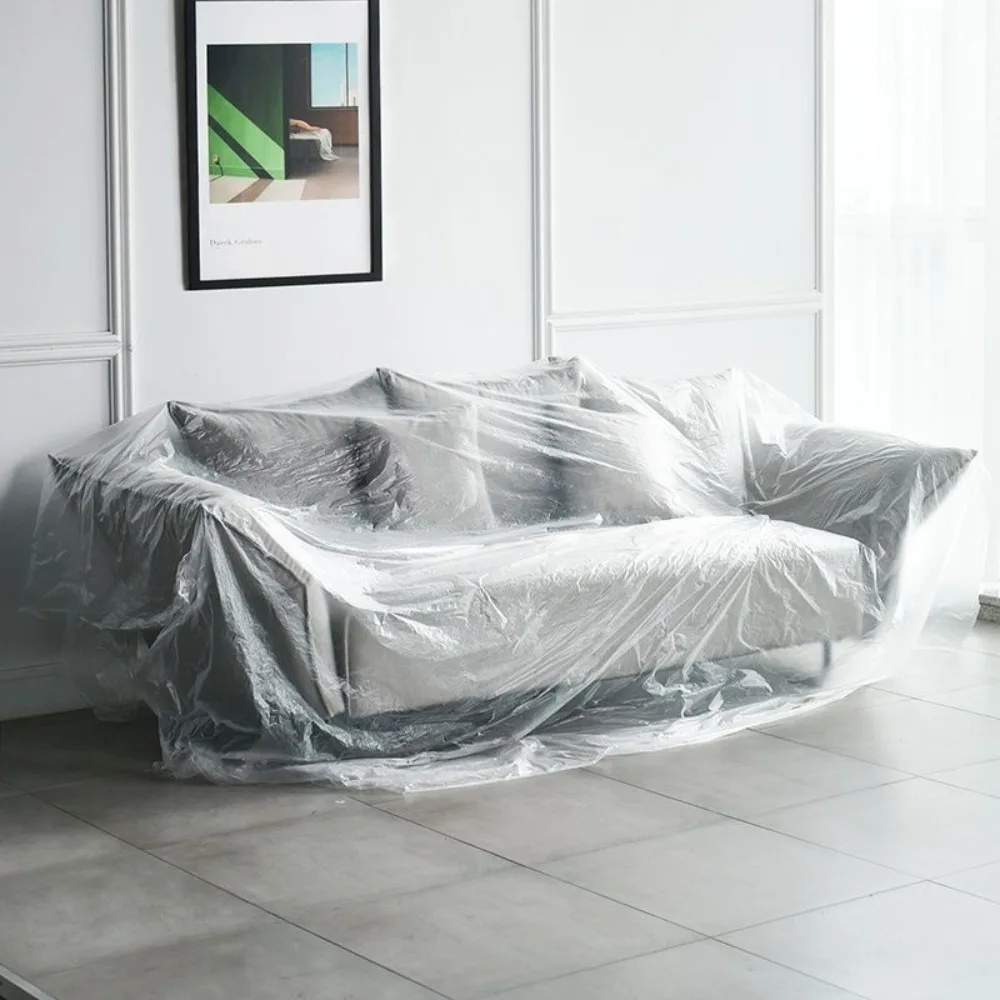 Plastic Waterproof Dust Cover Transparent Dustproof Masking Film Furniture Protection Disposable Protective Film