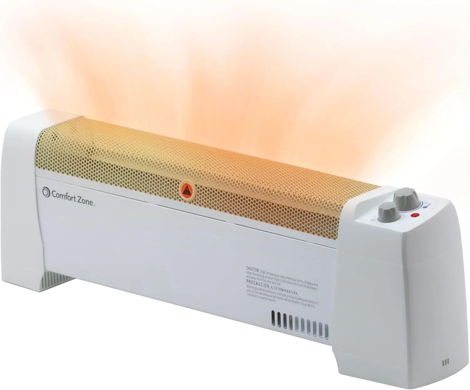 

1500W Portable Convection Heater with Thermostat, Overheat & Tip-Over Protection, Ideal for Home and Office
