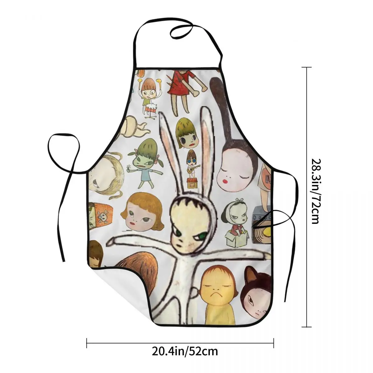 Yoshitomo Nara tablier Chef cuisine cuisson Tablier bavoir imperméable cuisine nettoyage tablier pour femmes hommes peinture