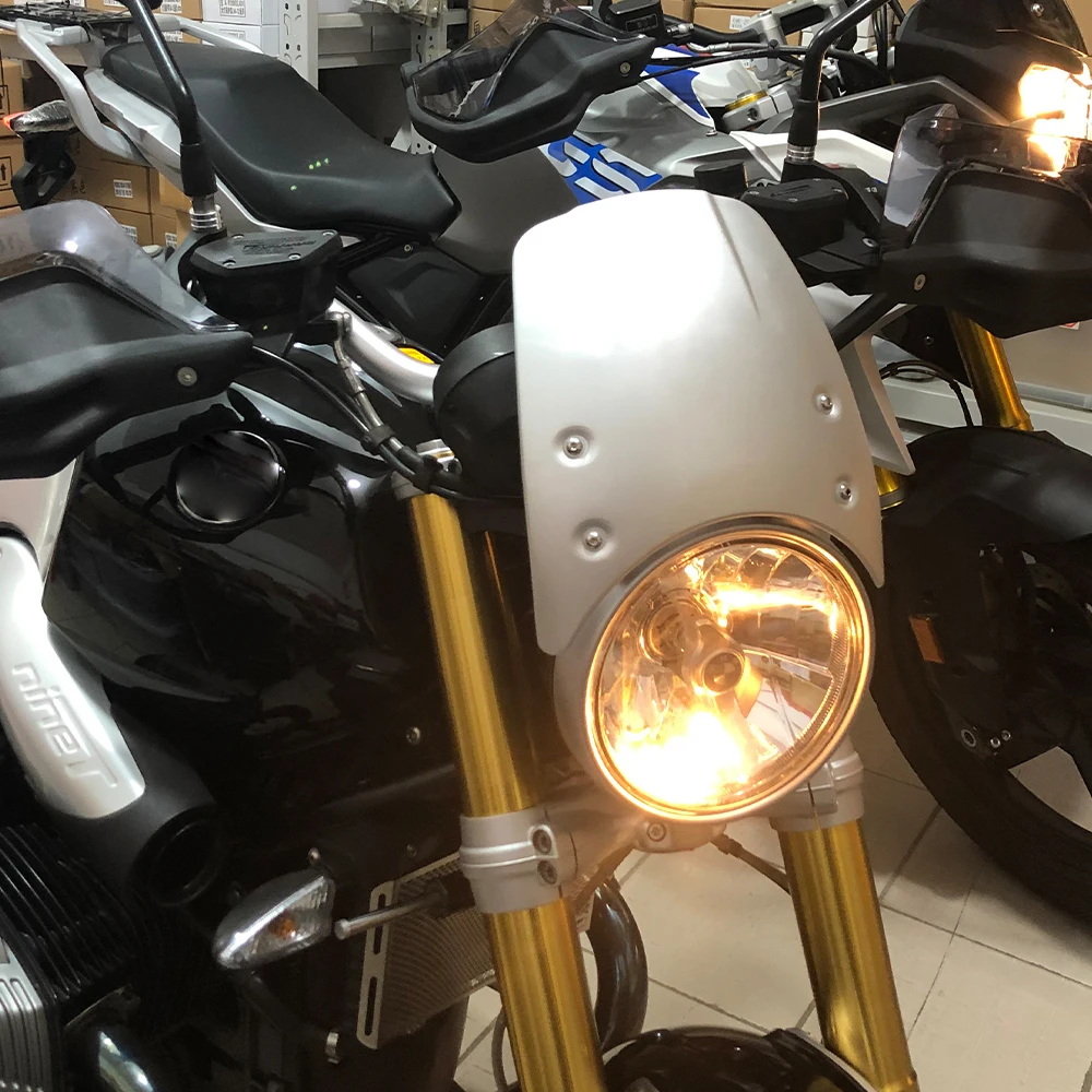 Motorcycle Windshield Cockpit Fairing Headlight Windscreen For BMW R Nine T Scrambler R9T Pure Racer Urban RnineT G/S Ninet /5 - Image 3