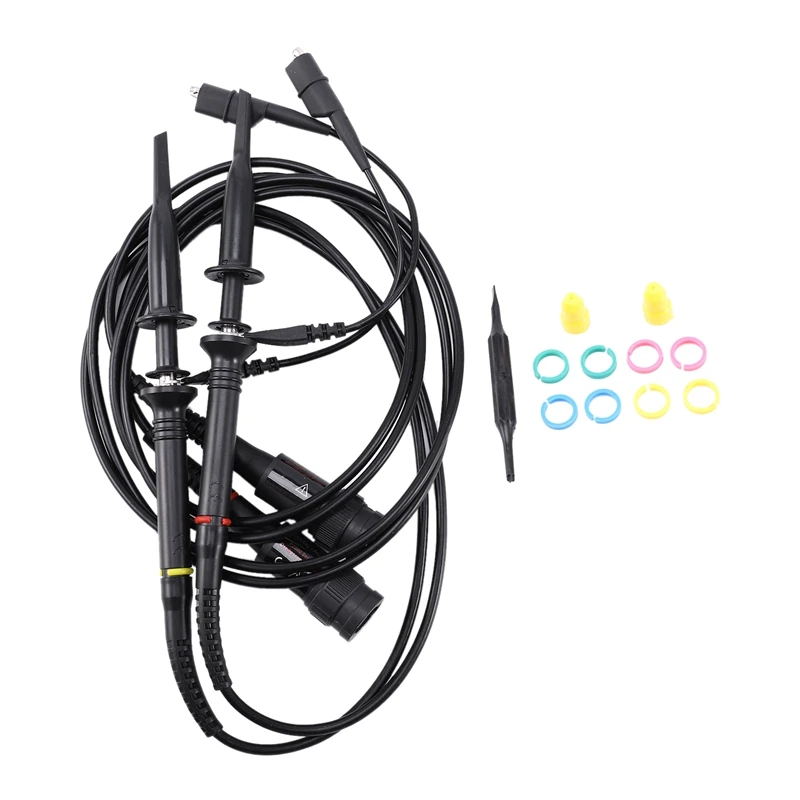 

HOT 2Pcs P2100 DC-100MHz Oscilloscope Probe for Tektronix HP X1/X10 Kit