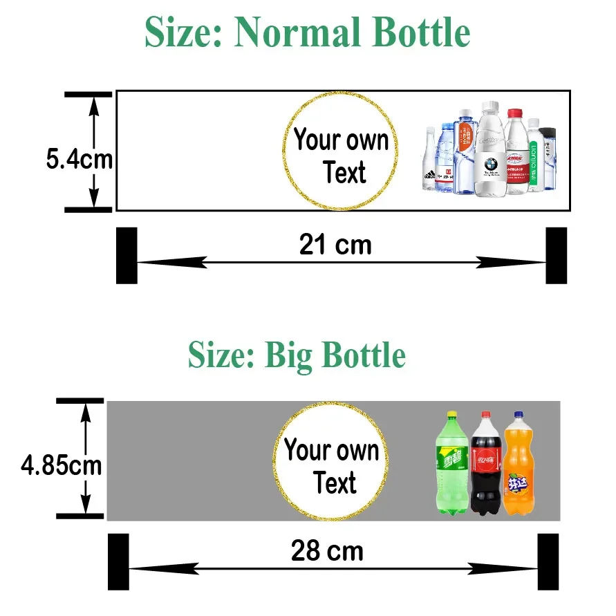 Personald Gold Glitter Crown Photo Water Bottle Labels Juice Pouch Candy Bar Wrapper Sticker Baby Shower Birthday Party Supplies
