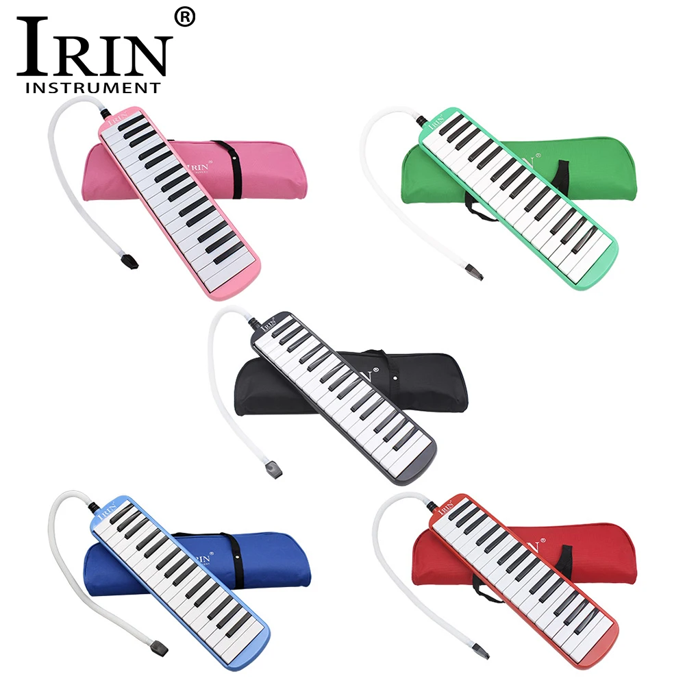 IRIN Portable 32 Keys Piano Melodica Set with Carrying Bag Professional Durable Melodic Playing Keyboard Musical Instruments