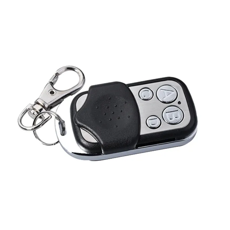 1/3/6pcs 433Mhz Electric Garage Door Key Wireless Copy Remote Control Metal 4 Button Universal Copy Learning Code Controller Key