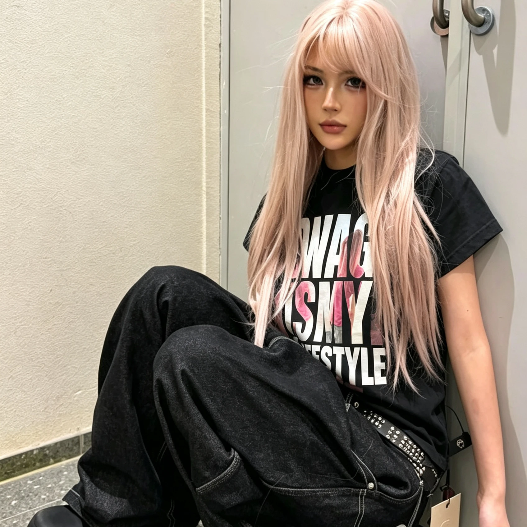 SWAG IS MY LIFESTYLE Fun English Fashion Street Style Cotton T-shirt Summer Cotton Trendy Niche Tops Men's Women's Streetwear