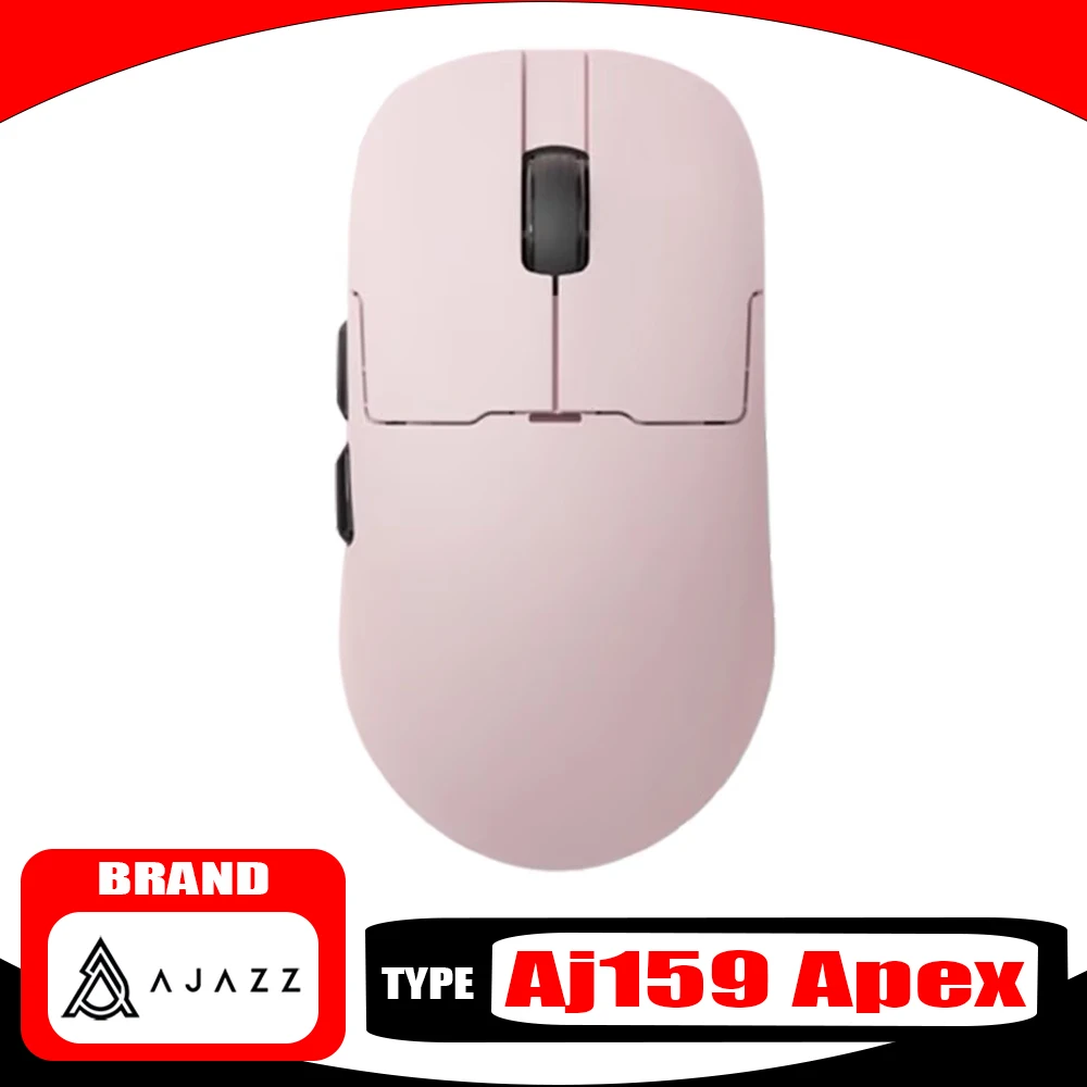 

Беспроводная мышь Ajazz Aj159 Apex, двойная эргономичная мышь 8k Return Paw3950 Nordic52840, для правой руки, для ПК, игровые аксессуары Csgo