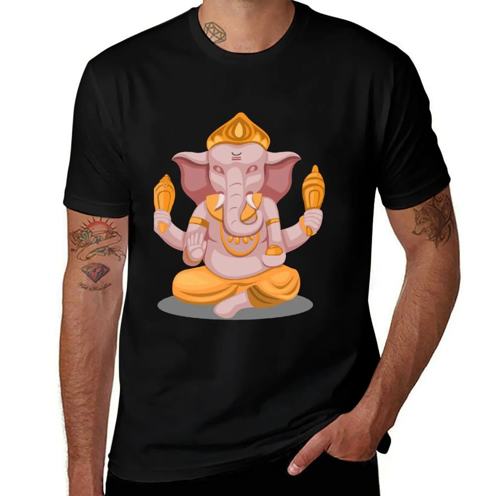

Lord Ganesha – The Remover of Obstacles T-Shirt for a boy cute tops anime shirts men