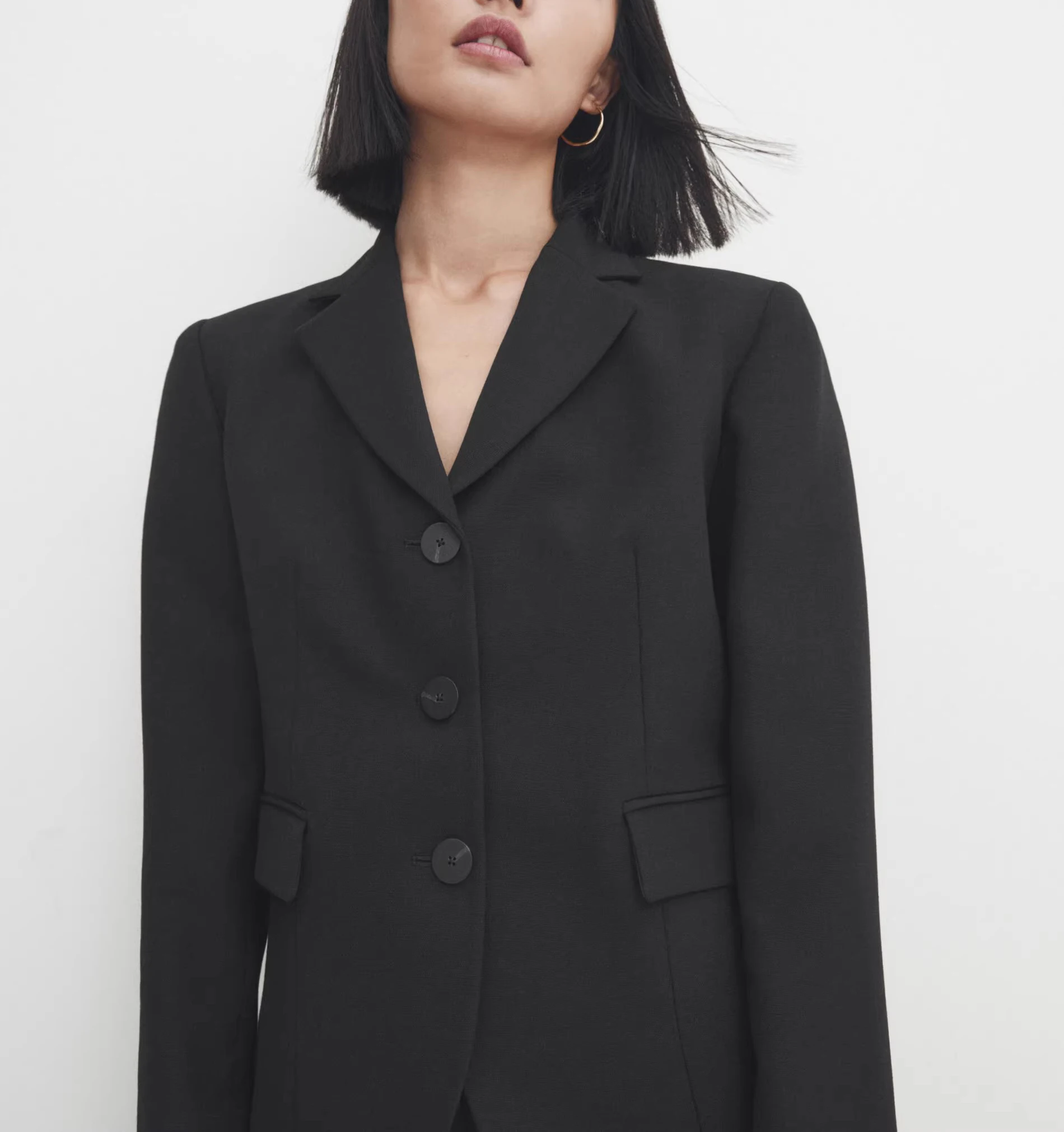 Sli ort Bla Suit Jaet for Women Personali OL Sle Commute Faion Versatile MD New Arrival Ladies' Coat