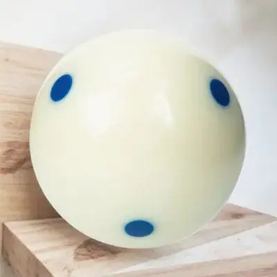 

Профессиональный бильярдный шар из смолы, белый, для тренировок, с шестью точками, износостойкий, для пула и бильярда