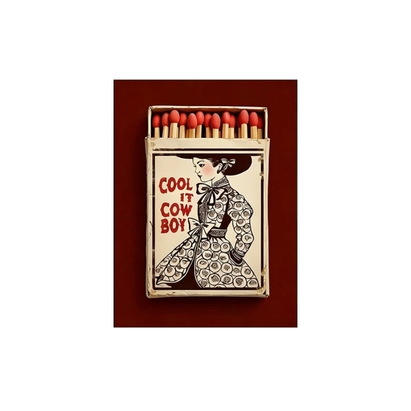 Framed Canvas Print Western Wall Art Decors Painting, Cowboy Art Print Poster with Frame for Living Room, Bedroom and Study