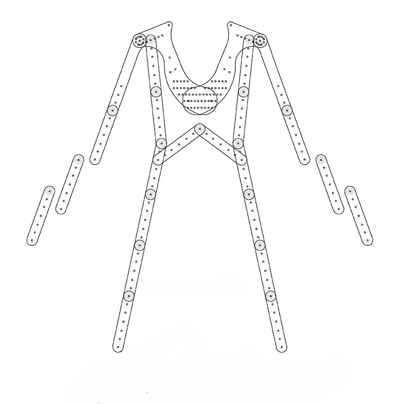 

Clear Invisible Acrylic Garment Hanger, White Background Clothing Photography Prop for Fashion Apparel Product Display