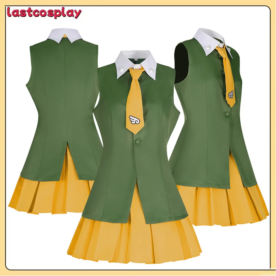 

Kinomoto ролевая игра Сакура косплей костюм женская рубашка без рукавов юбка галстук униформа наряды женский карнавальный костюм на Хэллоуин